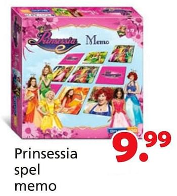 Promoties Prinsessia spel memo - Studio 100 - Geldig van 16/03/2015 tot 19/04/2015 bij Unikamp