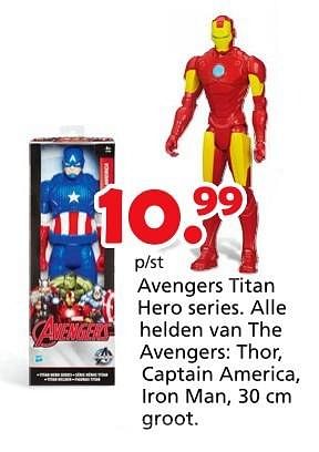 Promoties Avengers titan hero series - Hasbro - Geldig van 16/03/2015 tot 19/04/2015 bij Unikamp