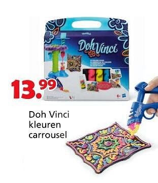 Promoties Doh vinci kleuren carrou - Hasbro - Geldig van 16/03/2015 tot 19/04/2015 bij Unikamp