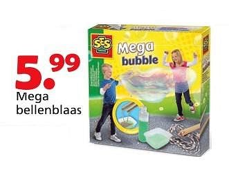 Promoties Mega bellenblaas - SES - Geldig van 16/03/2015 tot 19/04/2015 bij Unikamp