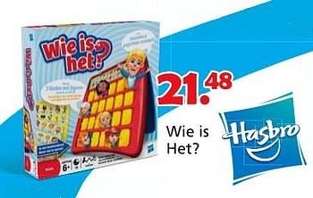 Promoties Wie is het? - Hasbro - Geldig van 16/03/2015 tot 19/04/2015 bij Unikamp