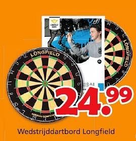 Promotions Wedstrijddartbord longfield - Produit maison - Unikamp - Valide de 16/03/2015 à 19/04/2015 chez Unikamp