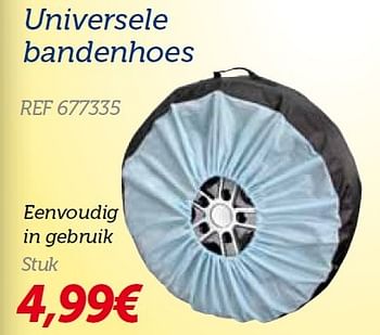 Promoties Universele bandenhoes - Huismerk - Auto 5  - Geldig van 26/03/2015 tot 26/04/2015 bij Auto 5
