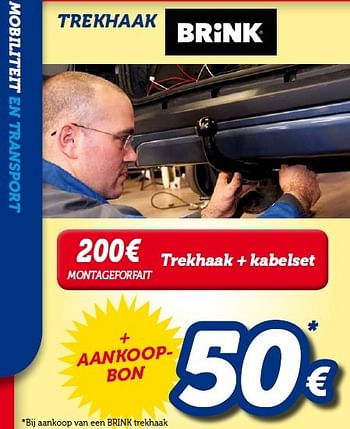 Promoties Trekhaak - Brink - Geldig van 26/03/2015 tot 26/04/2015 bij Auto 5