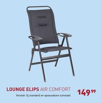 Promoties Lounge elips air comfort - Huismerk - Unikamp - Geldig van 24/03/2015 tot 30/09/2015 bij Unikamp