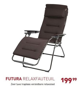Promoties Futura relaxfauteuil - Lafuma - Geldig van 24/03/2015 tot 30/09/2015 bij Unikamp