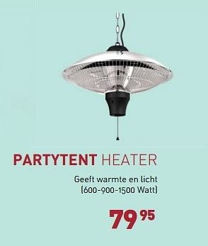 Promotions Partytent heater - Produit maison - Unikamp - Valide de 24/03/2015 à 30/09/2015 chez Unikamp