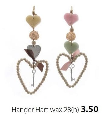 Promotions Hanger hart wax - Produit maison - Unikamp - Valide de 30/03/2015 à 26/04/2015 chez Unikamp