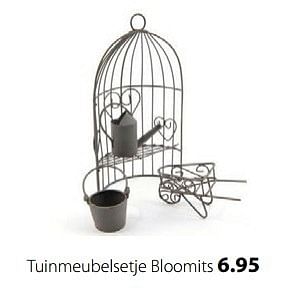 Promoties Tuinmeubelsetje bloomits - Huismerk - Unikamp - Geldig van 30/03/2015 tot 26/04/2015 bij Unikamp