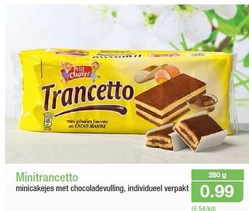 Trancetto Minitrancetto En Promotion Chez Aldi