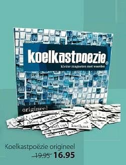 Promotions Koelkastpoëzie origineel - Produit maison - Unikamp - Valide de 04/04/2015 à 26/04/2015 chez Unikamp
