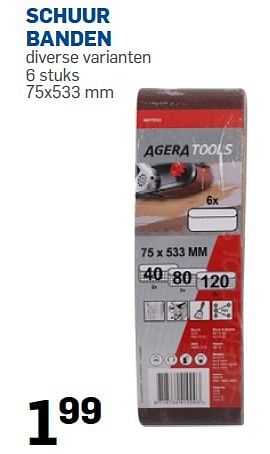 Promoties Schuur banden - Agera Tools - Geldig van 23/04/2015 tot 17/05/2015 bij Action