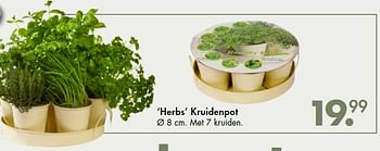 Promotions Herbs kruidenpot - Produit maison - Casa - Valide de 27/04/2015 à 24/05/2015 chez Casa