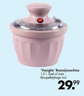 Promoties Vaniglia roomijsmachine - Huismerk - Casa - Geldig van 27/04/2015 tot 24/05/2015 bij Casa