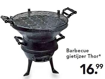 Macadam wetenschapper Altijd Huismerk - Blokker Barbecue gietijzer thor - Promotie bij Blokker