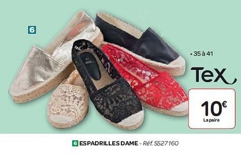 carrefour espadrille