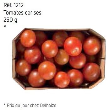 Promotions Tomates cerises - Produit Maison - Caddyhome - Valide de 01/05/2015 à 31/05/2015 chez Caddyhome