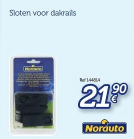 Promoties Sloten voor dakrails - Norauto - Geldig van 11/05/2015 tot 31/03/2016 bij Auto 5