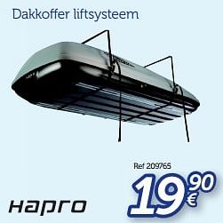 Promoties Dakkoffer liftsysteem - Hapro - Geldig van 11/05/2015 tot 31/03/2016 bij Auto 5