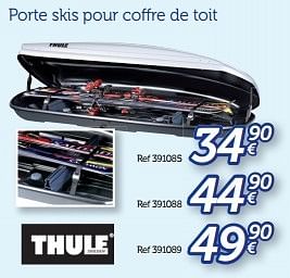 Promotions Porte skis pour coffre de toit - Thule - Valide de 11/05/2015 à 31/03/2016 chez Auto 5