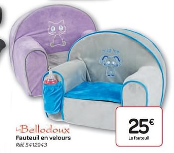 Lesbellodoux Fauteuil En Velours En Promotion Chez Carrefour