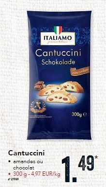 Cantuccini En Lidl Italiamo - chez promotion