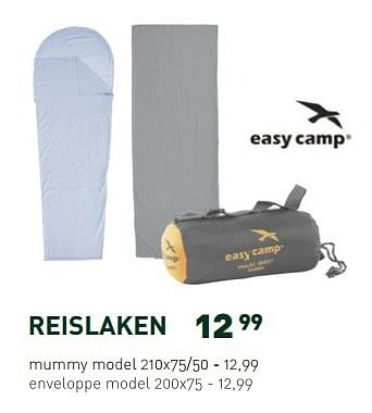 Promoties Reislaken - Easy Camp - Geldig van 11/05/2015 tot 12/07/2015 bij Unikamp