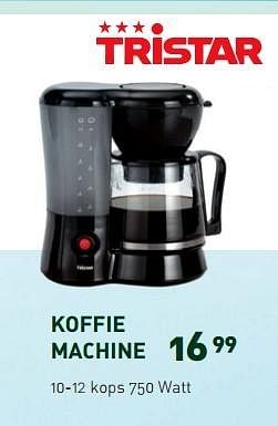 Promoties Koffie machine - Tristar - Geldig van 11/05/2015 tot 12/07/2015 bij Unikamp