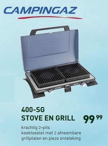 Promoties 400-sg stove en grill - Campingaz - Geldig van 11/05/2015 tot 12/07/2015 bij Unikamp