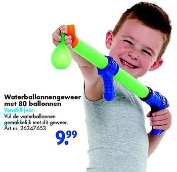 Promoties Waterballonnengeweer met 80 ballonnen - Huismerk - Bart Smit - Geldig van 23/05/2015 tot 07/06/2015 bij Bart Smit