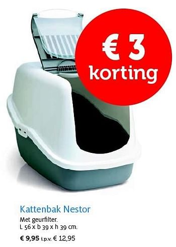 Promoties Kattenbak nestor met geur - Huismerk - Aveve - Geldig van 26/05/2015 tot 07/06/2015 bij Aveve
