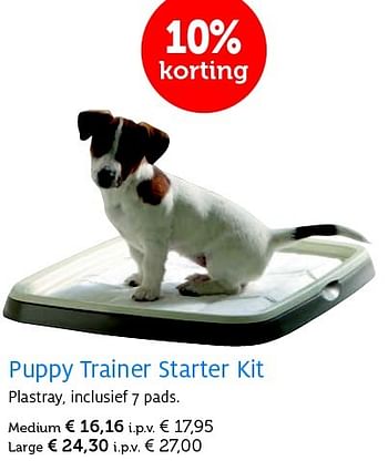 Promoties Puppy trainer starter kit - Huismerk - Aveve - Geldig van 26/05/2015 tot 07/06/2015 bij Aveve