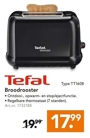 Tefal Tefal broodrooster tt1608 Promotie