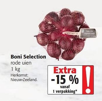 Promoties Boni selection rode uien - Huismerk - Colruyt - Geldig van 03/06/2015 tot 16/06/2015 bij Colruyt