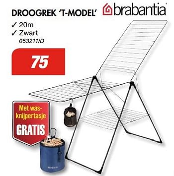 Promotions Droogrek t-model - Brabantia - Valide de 28/05/2015 à 28/06/2015 chez HandyHome