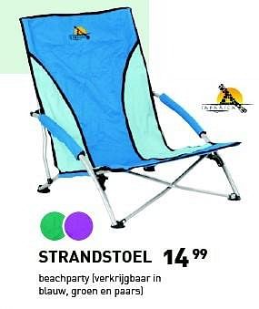 Promoties Strandstoel - Safarica - Geldig van 08/06/2015 tot 12/07/2015 bij Unikamp