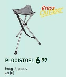 Promoties Plooistoel - Cross Outdoor - Geldig van 08/06/2015 tot 12/07/2015 bij Unikamp