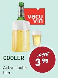 Promoties Cooler - Vacuvin - Geldig van 08/06/2015 tot 12/07/2015 bij Unikamp