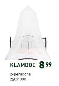 Promotions Klamboe - Produit maison - Unikamp - Valide de 08/06/2015 à 12/07/2015 chez Unikamp