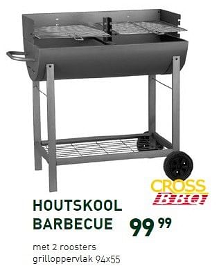 Promoties Houtskool barbecue - Cross BBQ - Geldig van 08/06/2015 tot 12/07/2015 bij Unikamp