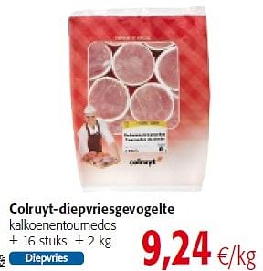 Promoties Colruyt-diepvriesgevogelte kalkoenentournedos - Huismerk - Colruyt - Geldig van 03/06/2015 tot 16/06/2015 bij Colruyt