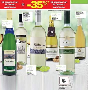 Promoties Italië il cantico soave soave doc - Witte wijnen - Geldig van 03/06/2015 tot 16/06/2015 bij Carrefour