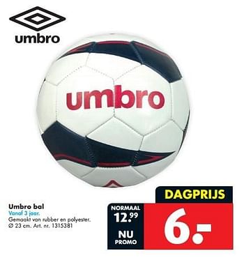 Promoties Umbro bal - Umbro - Geldig van 06/06/2015 tot 21/06/2015 bij Bart Smit