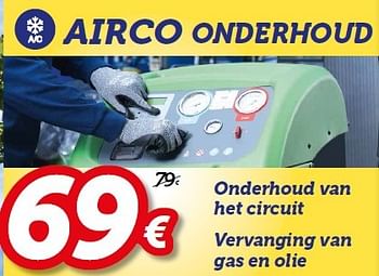 Promoties Airco onderhoud - Huismerk - Auto 5  - Geldig van 15/06/2015 tot 14/07/2015 bij Auto 5