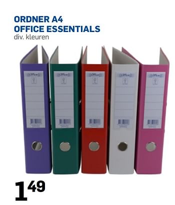 professioneel mechanisch bibliothecaris Huismerk - Action Ordner a4 office essentials - Promotie bij Action