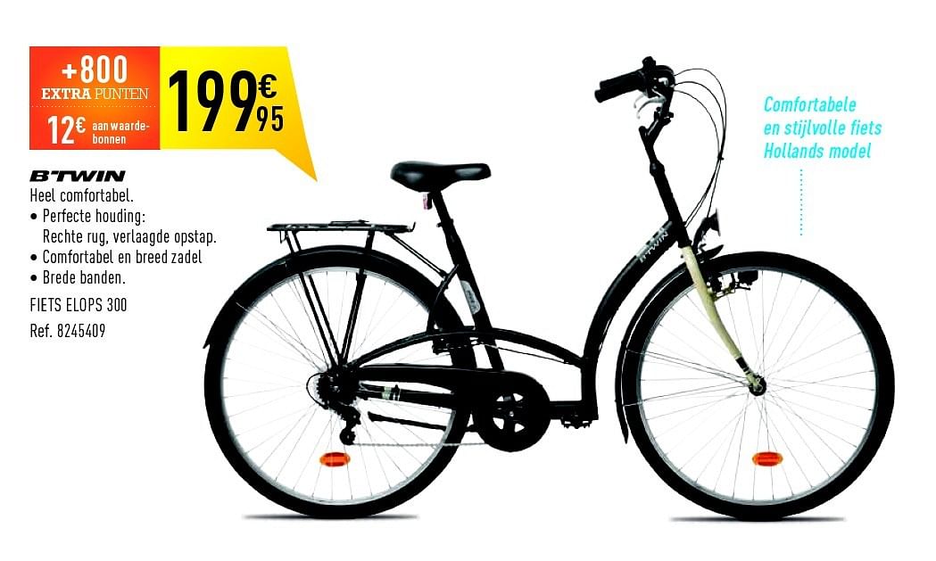 Btwin elops outlet 300 city bike