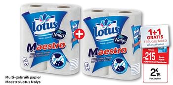 Promo Lotus papier toilette chez Carrefour