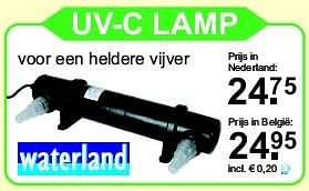Waterland Uv-C Lamp - Promotie Bij Van Cranenbroek