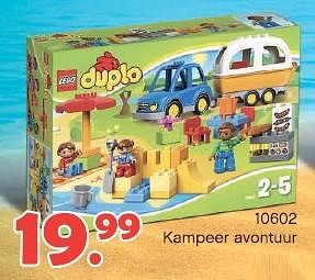 Promotions Kampeer avontuur - Lego - Valide de 08/06/2015 à 12/07/2015 chez Unikamp