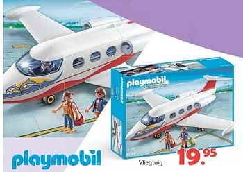 Promotions Vliegtuig - Playmobil - Valide de 08/06/2015 à 12/07/2015 chez Unikamp